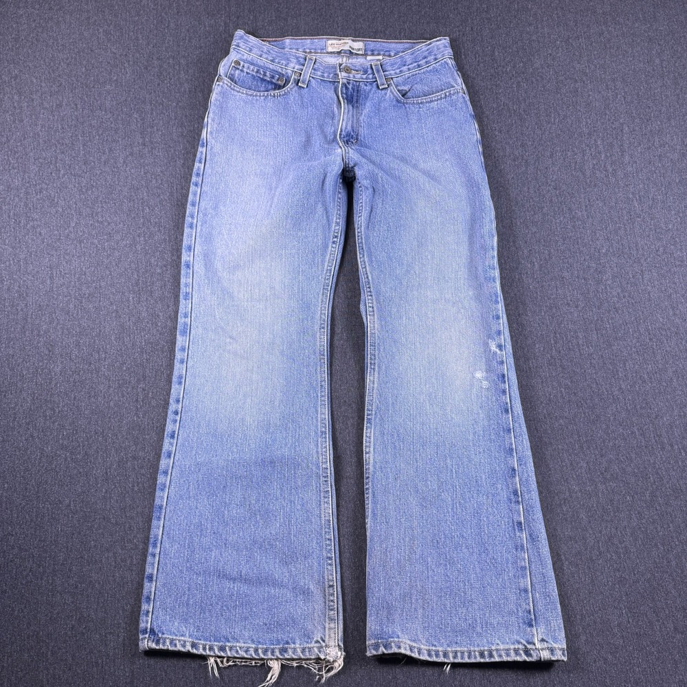Levi's Strauss Signature Bootcut Stretch Mid Rise Jeans Womens 29 Blue Denim